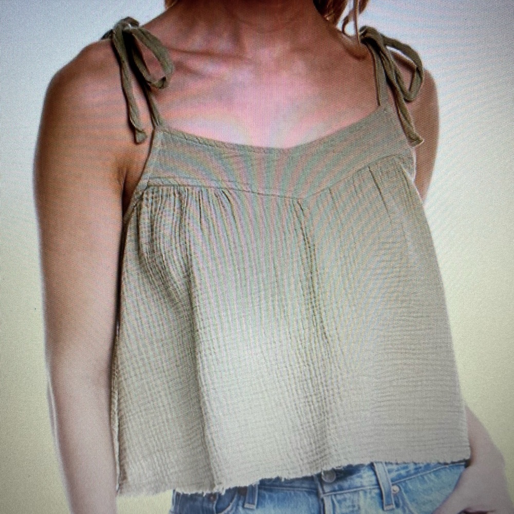 Nation LTD Olive Green Tank Top